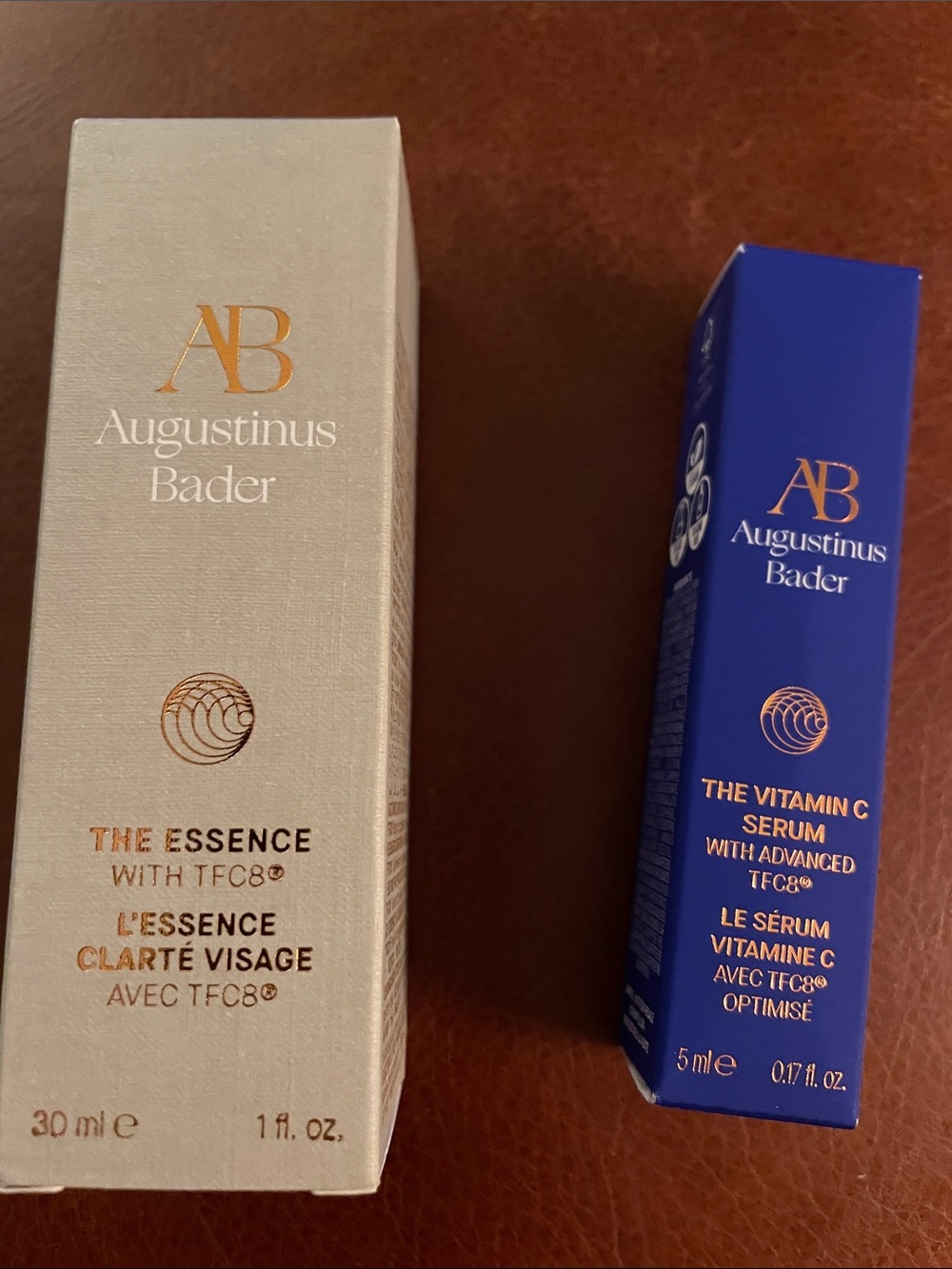 NIB Augustinus Bader The Essence and The Vitamin C Serum trial sizes